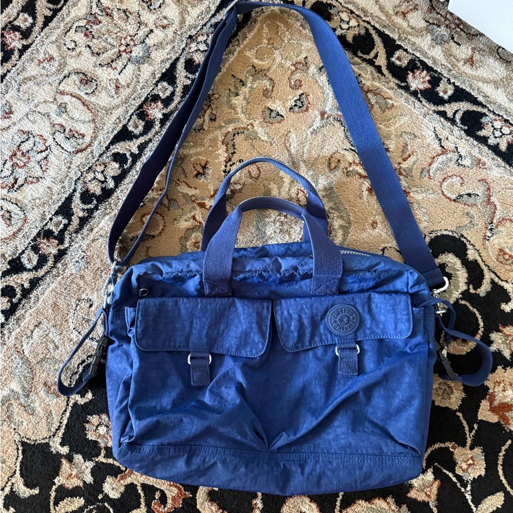 Oversized Kipling Tote or Baby Bag Royal Blue